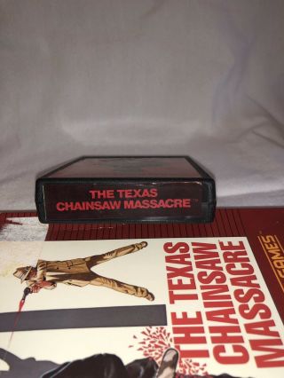 The Texas Chainsaw Massacre Atari 2600 Complete.  Rare Holy Grail 2