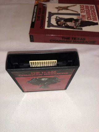 The Texas Chainsaw Massacre Atari 2600 Complete.  Rare Holy Grail 4