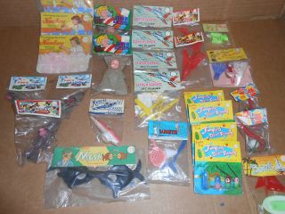Vintage Dime Store Toys Jumping Beans Baby Bunting Etc
