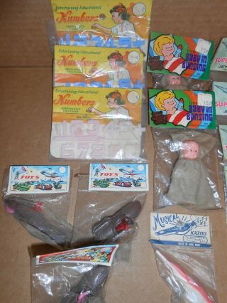 vintage dime store toys jumping beans baby bunting etc 3
