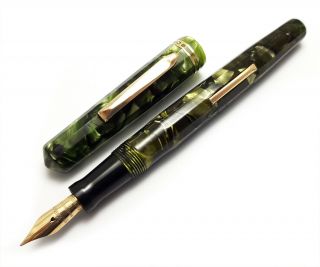 1933 Vintage Pen Wahl Eversharp Doric Long Slender Kashmir Pearl Restored