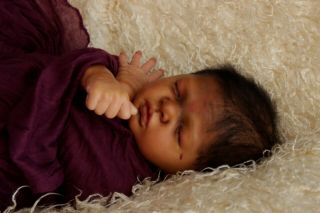Julietta Aa/ethnic/biracial Reborn Newborn Baby Girl By Natali Blick Sole Rare