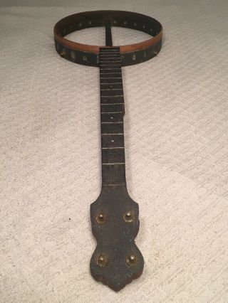Vintage Luscomb Banjo Project Hooks Shoes Tone Ring Tension Hoop