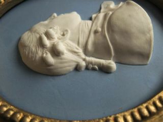 ANTIQUE 19THC WEDGWOOD FINE PORTRAIT MEDALLION OF SIR JOSHUA REYNOLDS - FLAXMAN 10