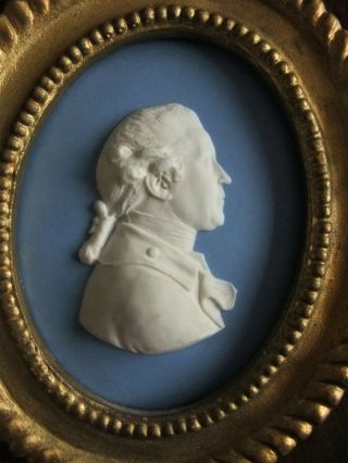 Antique 19thc Wedgwood Fine Portrait Medallion Of Sir Joshua Reynolds - Flaxman