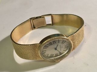 Vintage 1960 ' s OMEGA 14K Gold Ladies Wristwatch (35 Grams) All, 2