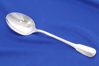 Christofle Cluny Silver - Plated Large Serving Spoon 10 " France Vegetables Tx