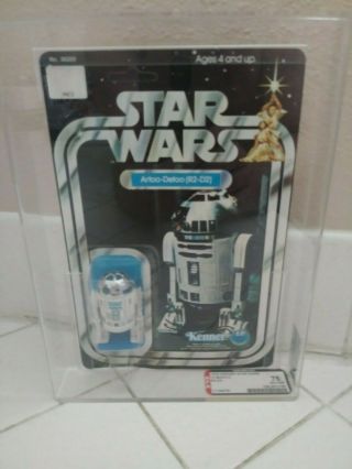 Vintage Kenner 1978 Star Wars R2 - D2 12 Back - C Afa 75 Clear 80 - 75 - 85