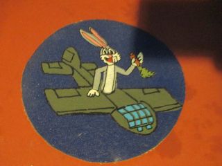 Wwii Usaaf Bugs Bunny South Plains Glider Pilots School Patch