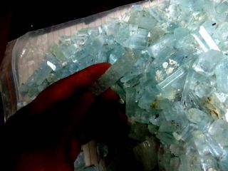 Rare 2500 cts Top Quality Aquamarine Crystal Shigar Mine. 7