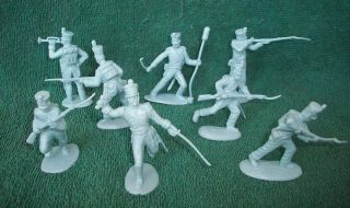 Classic Toy Soldiers Cts Alamo Mexican Attackers Set 2 (light Blue)