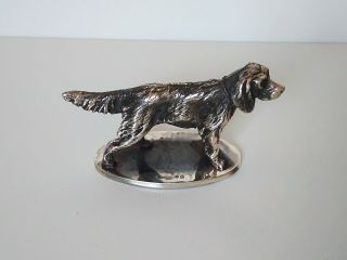 Russian Silver Hunting Statue Dog Ag 84 1894