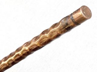 Vintage Antique 1800 ' Irish Blackthorn Crook Handle Walking Stick Cane Old 12