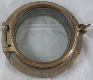 Antique Bronze Porthole,  Wilcox Crittenden Wc 6 Porthole 1930 