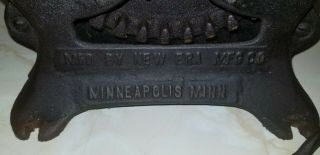 Antique Era Rope Machine Cast Iron Minneapolis,  Minn.  1911 Patent 4