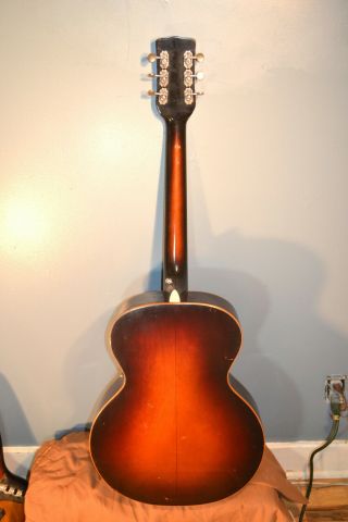 VINTAGE REGAL MADE 16 INCH ACOUSTIC ARCHTOP L - 50 SOLID SPRUCE TOP 1930 ' S 6