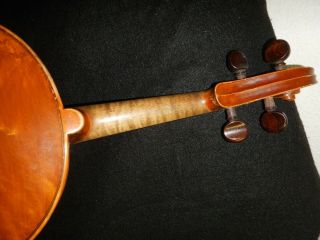 Antique model Nicola Amati by Josef Metzner Sacbsen 1907 Violin w Imperial bow 5
