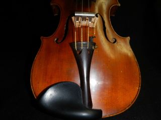 Antique model Nicola Amati by Josef Metzner Sacbsen 1907 Violin w Imperial bow 8