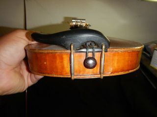 Antique model Nicola Amati by Josef Metzner Sacbsen 1907 Violin w Imperial bow 9