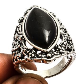 Black Onyx Ring 925 Sterling Silver Jewelry Handmade Jewelry Sz7