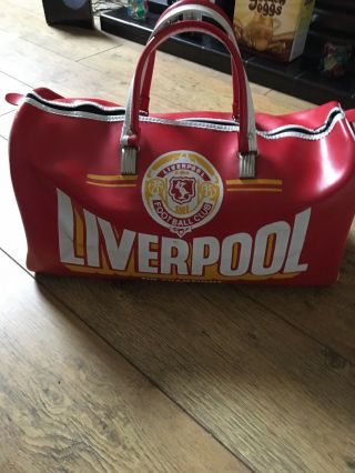 Vintage Liverpool Fc Bag 1960s/70s Rare 7