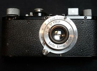 Rare Vintage 1937 Black Standard Mod E Leica I Camera Drp Leitz No.  271540 W/lens