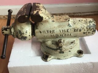 Vintage Wilton Bullet Vise No.  3 Chicago With Swivel Base 2