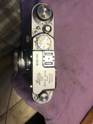 Vintage Leica With Leicavit 2