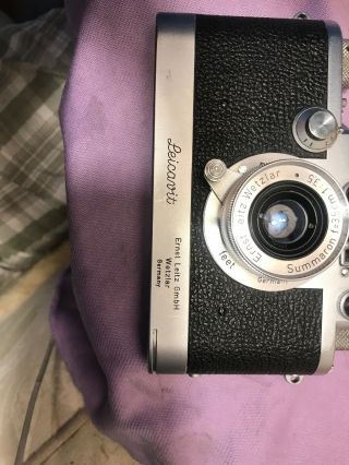 Vintage Leica With Leicavit 3