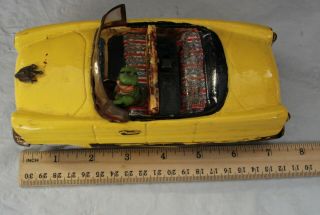 Vintage Yellow Taxi Cab Tin