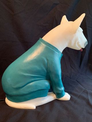 Vtg 1988 SPUDS MACKENZIE STATUE LAMP Bud Light Beer Bar Advertising Lighted Sign 10