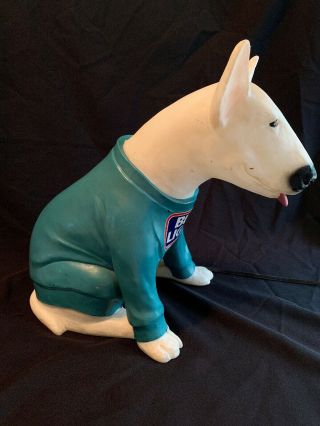 Vtg 1988 SPUDS MACKENZIE STATUE LAMP Bud Light Beer Bar Advertising Lighted Sign 5