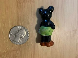 Vintage Walt Disney Mini Bisque Mickey Mouse Figurine - Japan 2