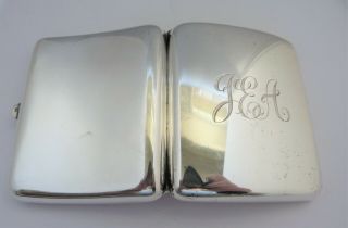 1919 London - Solid Silver - Sampson Mordan - Cigarette Case - 92 Grams