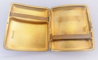 1919 LONDON - SOLID SILVER - SAMPSON MORDAN - CIGARETTE CASE - 92 grams 2