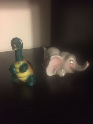 Rare Zaccagnini Disney Ceramic Dumbo Snow White Turtle Antique Early Figures 9