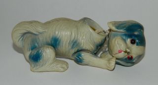 VINTAGE & RARE JOINTED DOG CELLULOID FIGURINE DOLL TOY JAPAN 40 ' s. 3