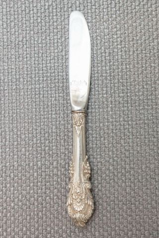 Wallace Sir Christopher Sterling Silver Butter Knife Spreader Set of 10,  6 1/4 