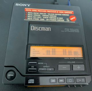 Sony Discman Cd Compact Disc Compact Player D - Z555 Rare Model