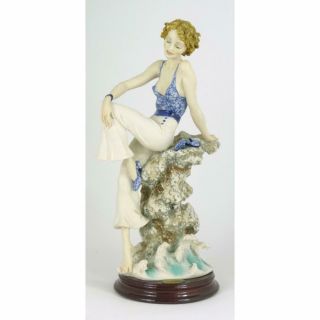 Vintage Giuseppe Armani Porcelain Figurine " Sabrina ",  With Box.