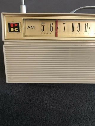 Vintage Packard Bell AR - 851 AM Transistor Radio Gilligan ' s Island Aiwa Antenna 2