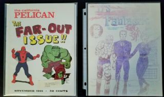 Rare 1965 Marvel Comics California Pelican Spider - Man Hulk - Marvelmania