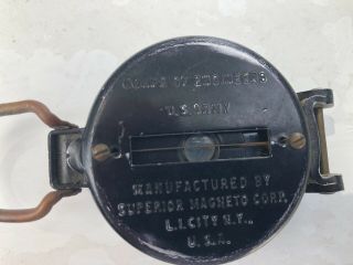 Vintage Us Army Corps Of Engineers Compass Ww2 Era