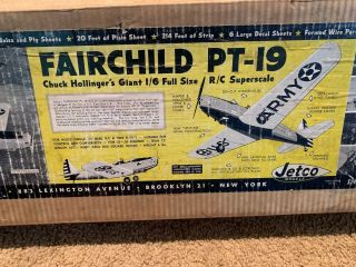 Rare Vintage Jetco Fairchild PT - 19 NIB 2