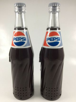 Vintage 1991 Nasta Fbi Jr.  Pepsi Bottle Walkie Talkies,  - Rare