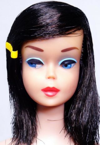 Rare Vintage Midnight High Color Color Magic Barbie Doll Head Only