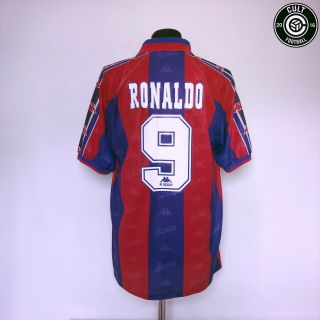 Ronaldo 9 Barcelona Vintage Kappa Home Football Shirt Jersey 1996/97 (xl) R9