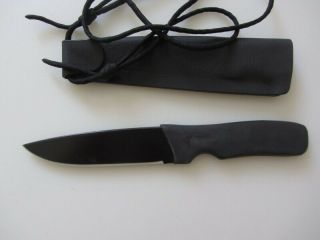 MAD DOG CUSTOM CERAMIC KNIFE,  NON MAGNETIC KNIFE & SHEATH,  RARE 2