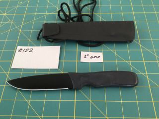 MAD DOG CUSTOM CERAMIC KNIFE,  NON MAGNETIC KNIFE & SHEATH,  RARE 4