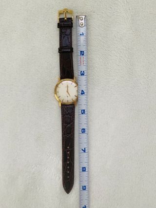 Vintage Omega Rose Gold Wrist Watch engraved 1962 11